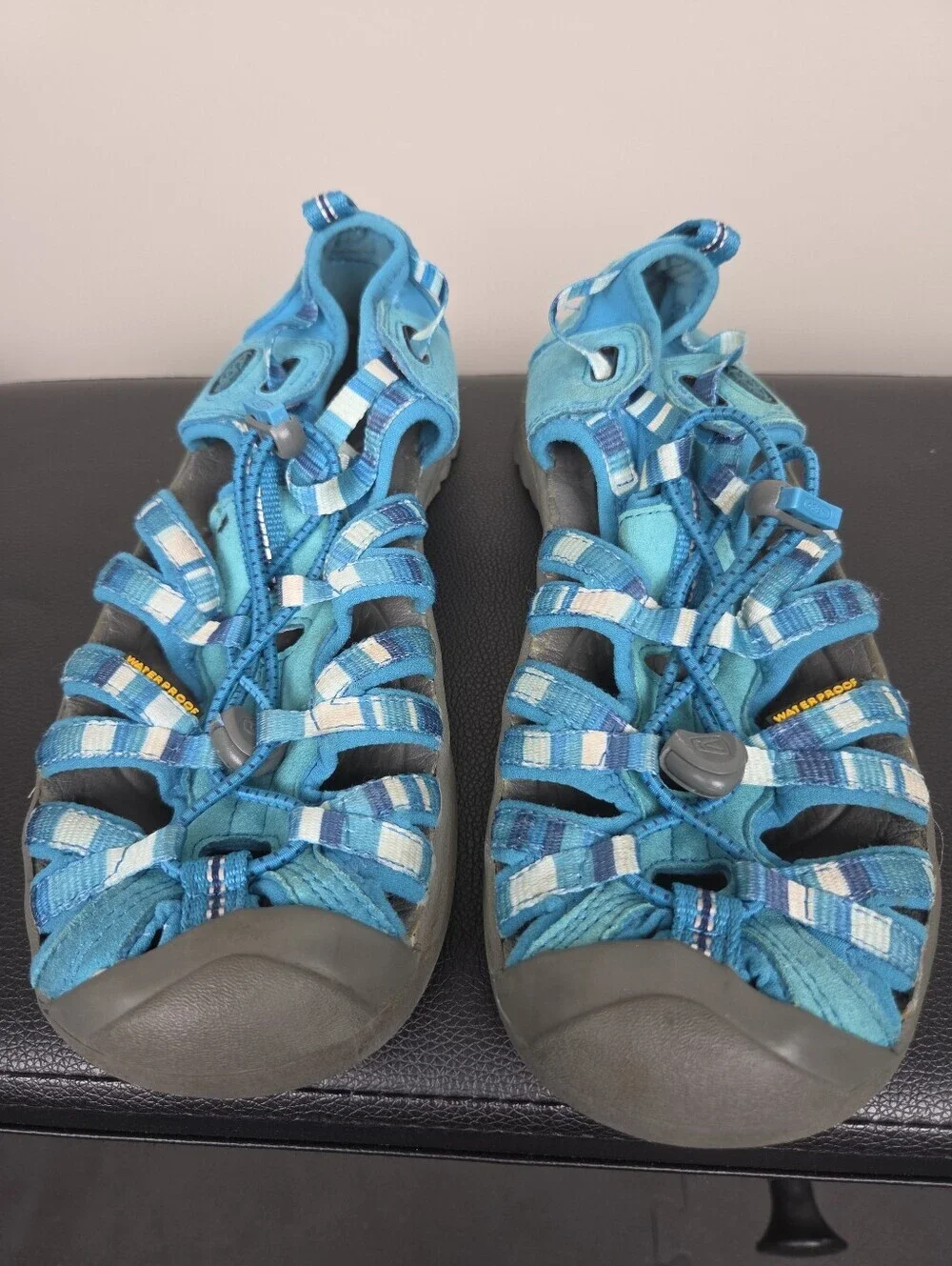 KEEN Whisper Blue Turquoise Water Trail Sport Sandals Shoes Women's Size 5